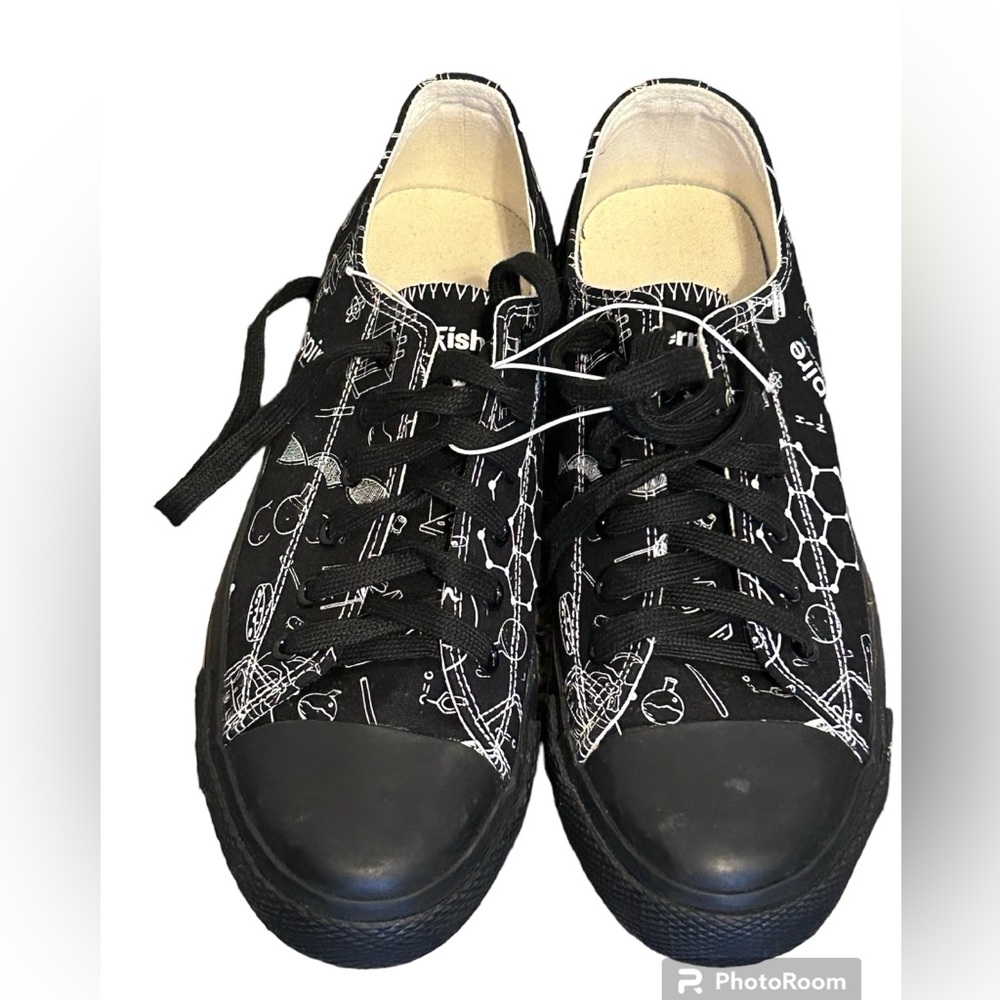 Canvas Low Top Sneaker Unisex Printed Thermo Fisher Scientific Aspire sz 8